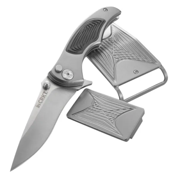 Columbia River Tighecoon Knife Mon Clip. B Knives 5270SET