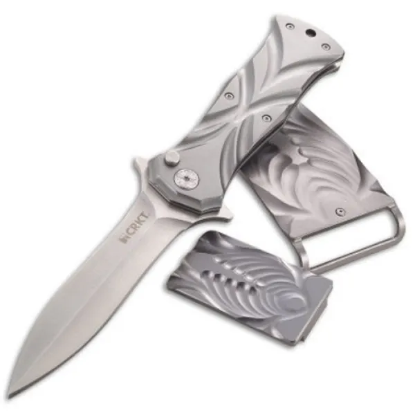 Columbia River Tighe Dye Knife Buckle. Mony Knives 5280SET