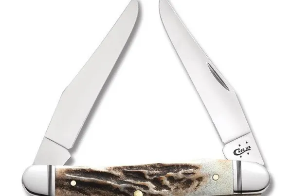 Case Prime Vintage Stag Muskrat Knives 52960
