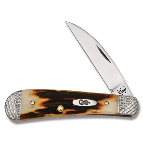 Case Rd Stag Work Bol Sway Back Gen Knives 53084