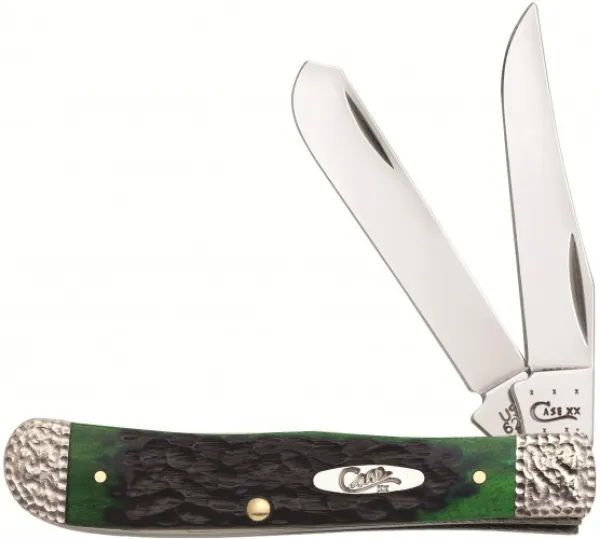 Case Wrk Bol Hunter Grn Trapper Knives 53215