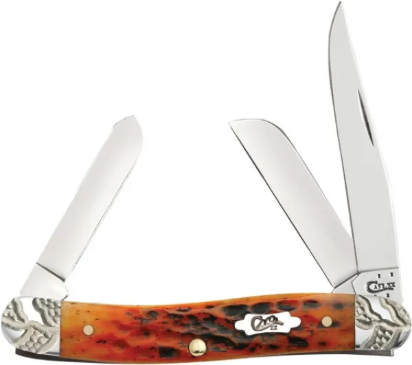 Case Wrked Blstr Autm-med Stockman Knives 53226
