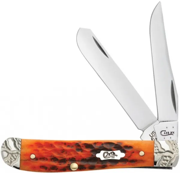 Case Wrkd Blstr Autm-mini Trapper Knives 53229