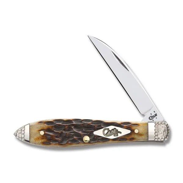 Case Dark Molasses Bn Tear Drop Knives 53231