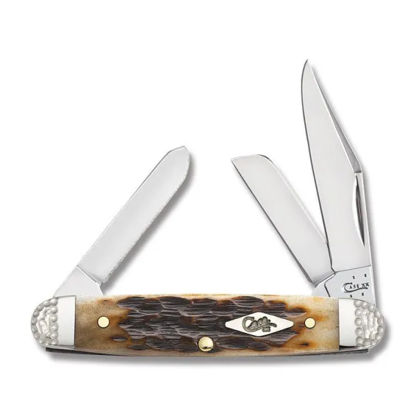 Case Dark Molasses Bn Med Stockman Knives 53235