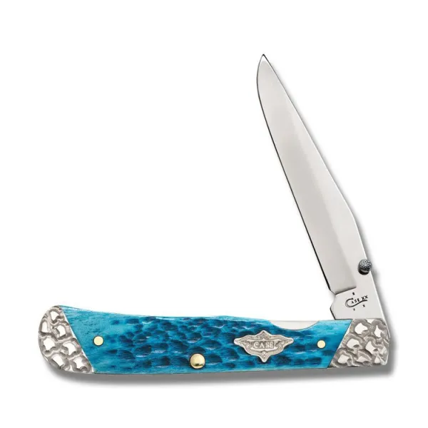 Case Caribbean Bl Bn Trapperlock Knives 53237