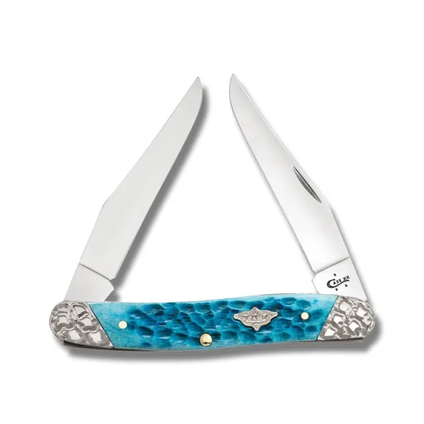 Case Caribbean Blue Bn Muskrat Knives 53239