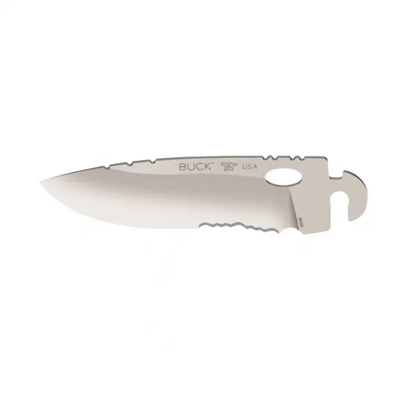 Buck 10780 Blade-dropt Pt Part Serr knives 550REX