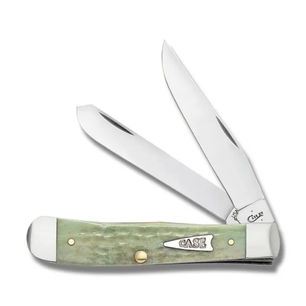Case Jig Mint Green Bn Trapper Knives 55400