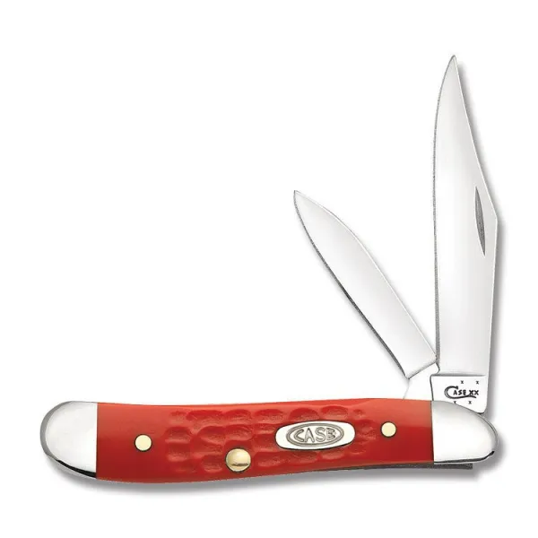 Case Fire End Red Jig Syn Peanut Knives 56733