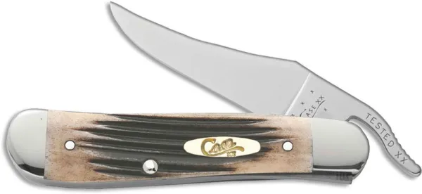 Case Jig Blk Cherry Bone Russlock Knives 57616