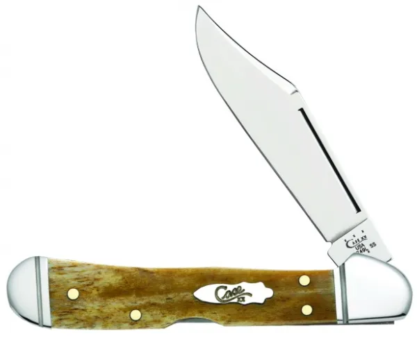 Case Smooth Antique Mini Copperlock Knives 58186