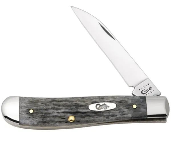 Case 6107w Ss Gray Bn Mini Trapper Knives 58388