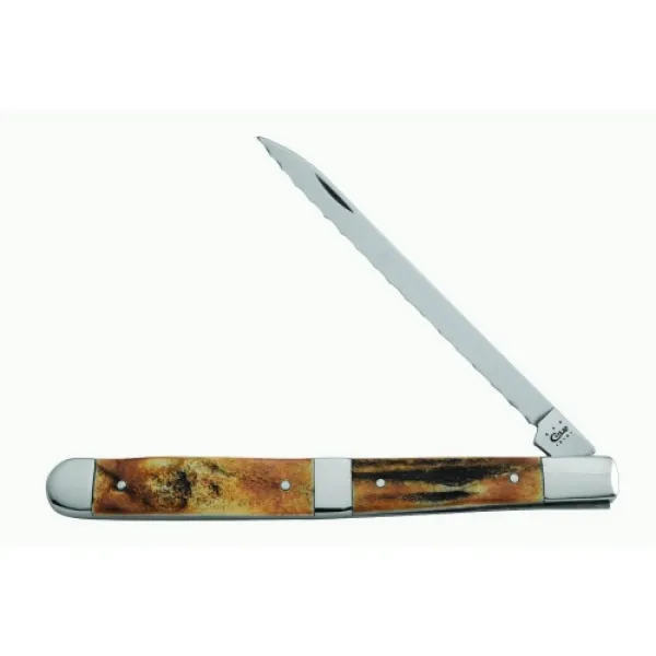 Case Stag Melon Tester Center Bolst Knives 58389