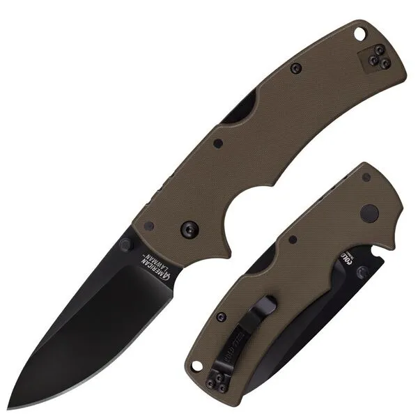 Cold Steel American Lawman Flat Dk Earth knives 58ALVF