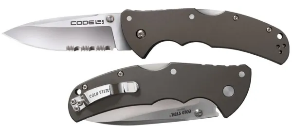 Cold Steel Code-4 Spear Point Serr CS58TPSH