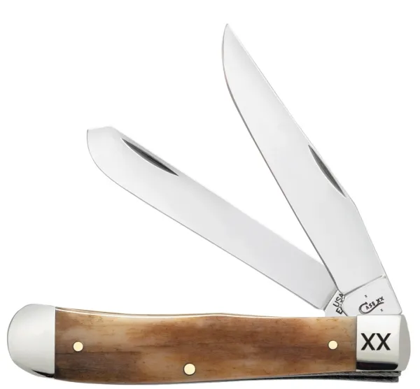 Case Sm Orange Giraffe Bn Trapper Knives 59606