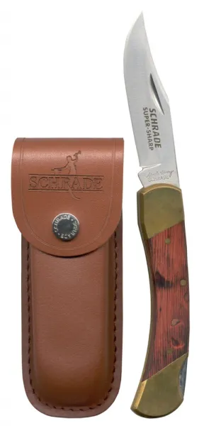 Imperial Schrade Bruin 4 Closed Lockback-shth knives 5UH