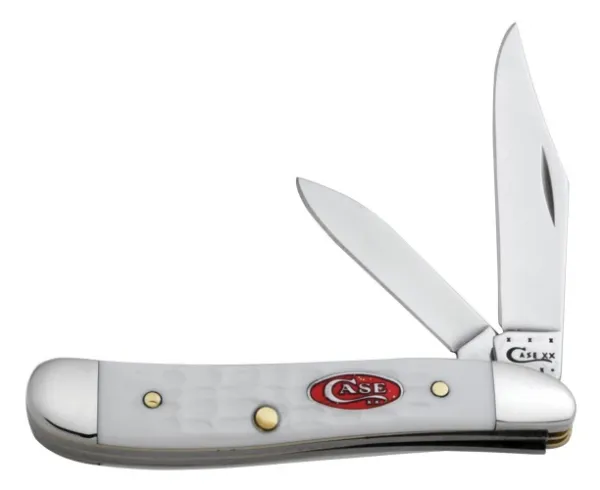 Case Sparxx Jigged White Syn Peanut Knives 60188