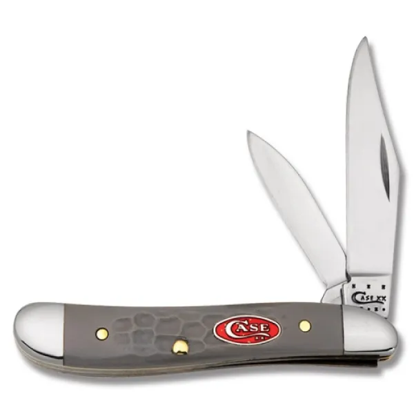 Case Sparxx Jigged Gray Syn Peanut Knives 60203