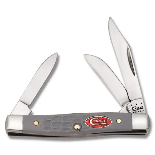 Case Gray Syn Small Stockman Knives 60205