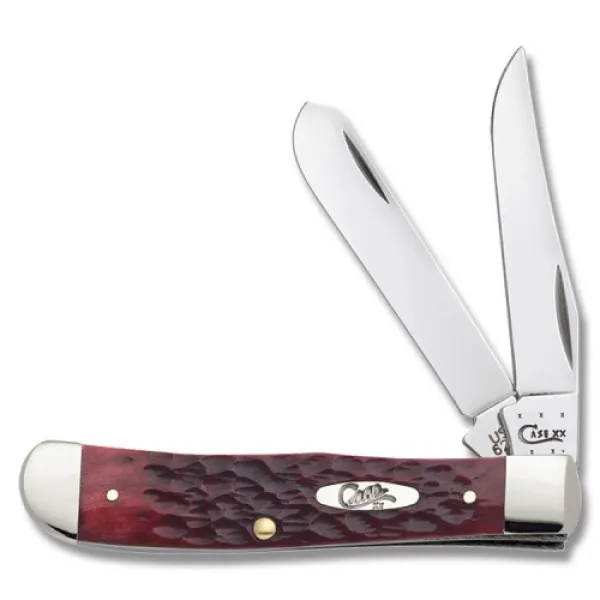 Case Magenta Bone Mini Trapper Knives 60427