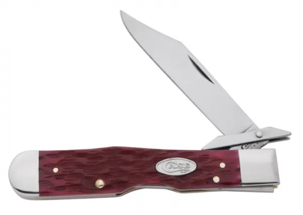 Case Cheetah Magenta Bone Knife 60434