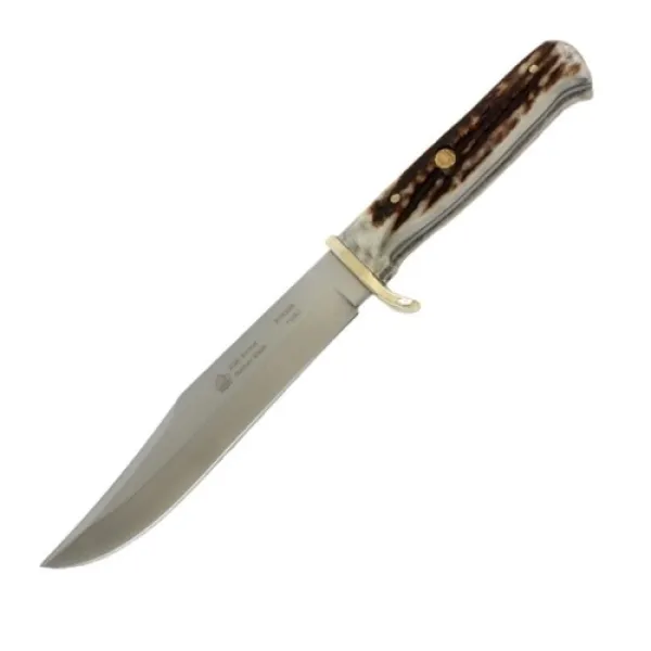 Puma Sgb Bowie Stag 11 Length-leat knives 6116396L