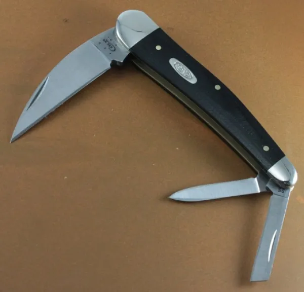 Case Sm Blk G-10 Seahorse Whittler Knives 6246