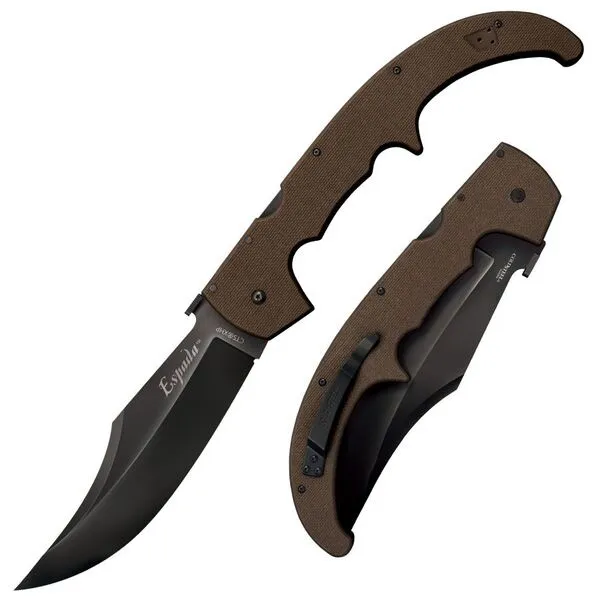 Cold Steel Xl G-10 Espada Flat Drk Earth knives 62NGXVF