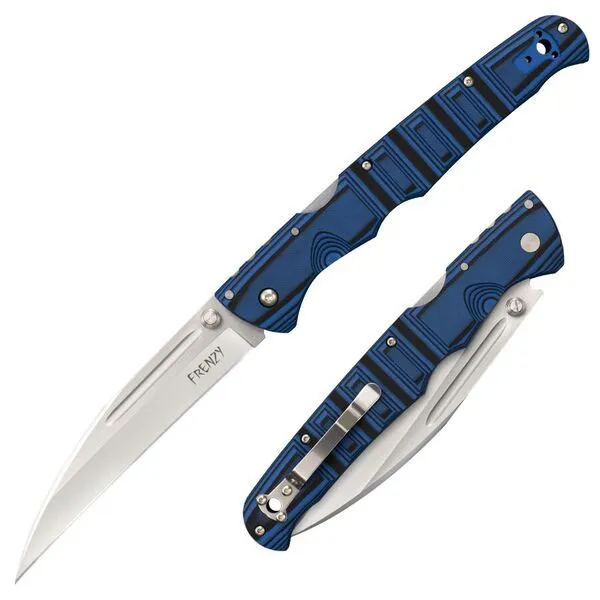 Cold Steel Frenzy Ii-blue & Black-xhp knives 62PV2