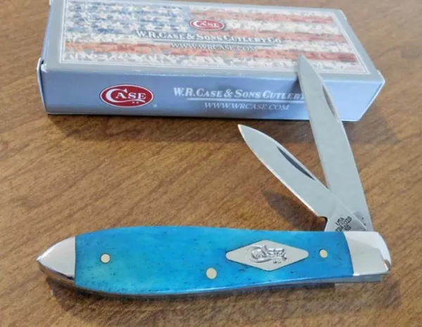 Case Paint Des Carib Bl Tear Drop Knives 63114