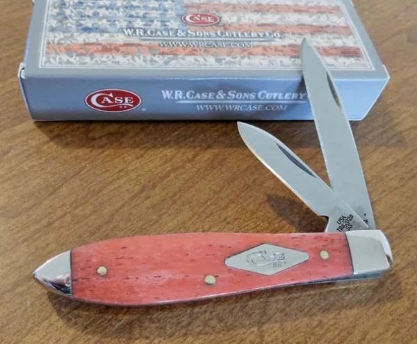 Case Paint Des Salmon Tear Drop Knives 63120