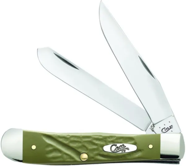 Case Rough Olive Syn Trapper Knives 63721