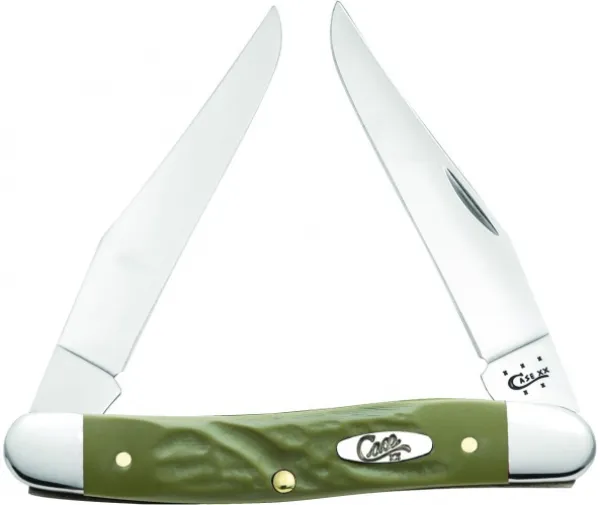Case Ss Rough Olive Syn Muskrat Knives 63725