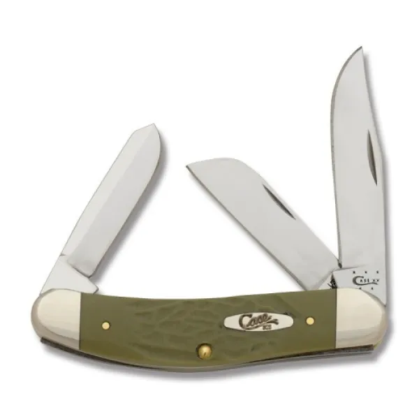 Case Ss Rough Olive Syn Sowbelly Knives 63727