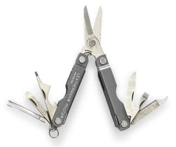 Leatherman Micra Gray Al- Box knives - multitools 64380101K