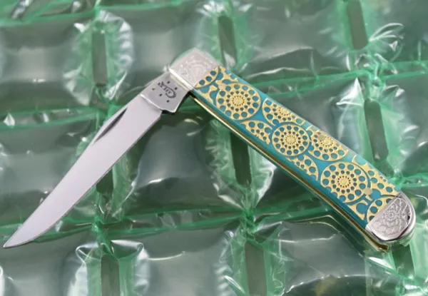 Case Mini Trapper Carib Blue Ss Knives 64641