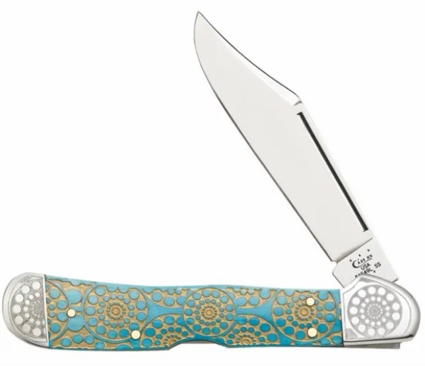 Case Copperlock Carib Blue Ss Knives 64643