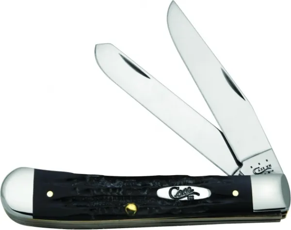 Case Jig Buffalo Horn Trapper Knives 65010