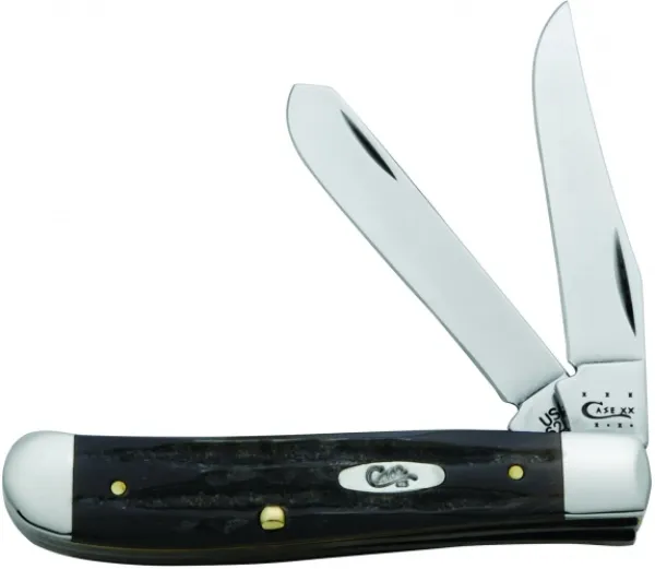 Case Jig Buffalo Horn Mini Trapper Knives 65016