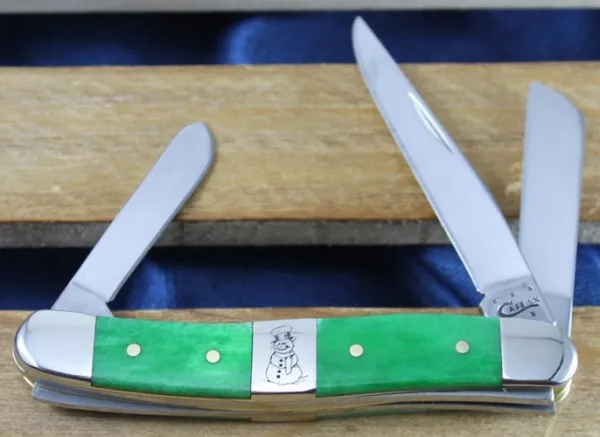 Case Sm Gr Med Stockman -snowman Knives 65581
