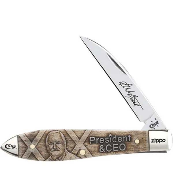 Case Greg Booth Nat Bone Tear Drop Knives 6657