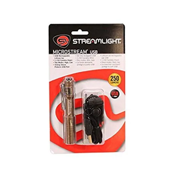 Streamlight Microsteam Usb Coyote flashlights 66608