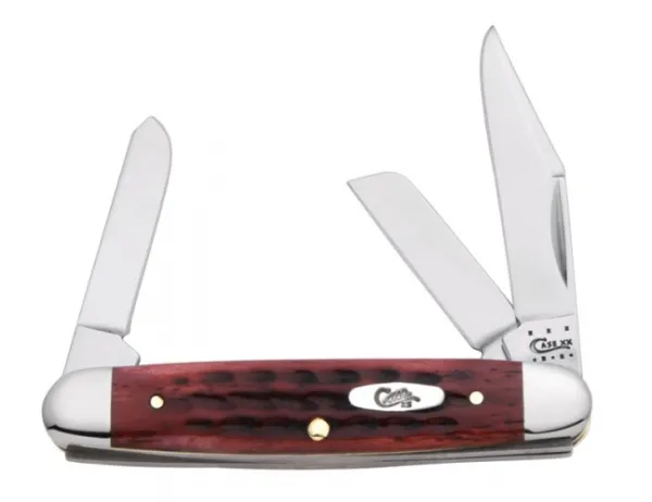 Case 6692 Worn Old Red Medium Stockman Knife