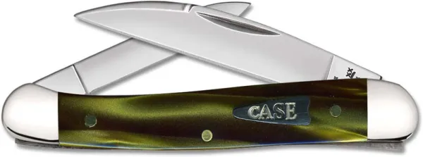 Case Sm Grn Smk Kirnt Mini Copprhd Knives 68874