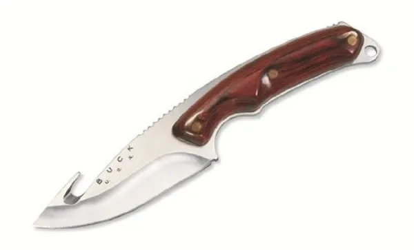 Buck 7526 Alpha Hunt 420hc Guthook knives 693RWG