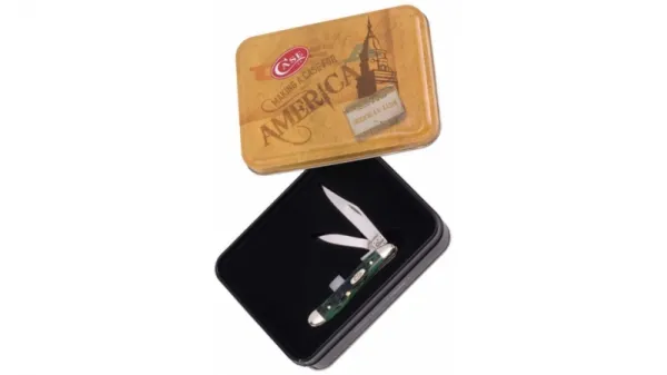 Case Burmuda Green Bone Peanut Knives 69726