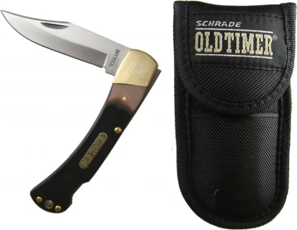 Imperial Schrade 5 Golden Bear Lockbk W-sheath knives 6OT