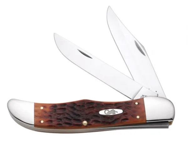 Case 07013 Large Folding Hunter Chestnut Bone Knife